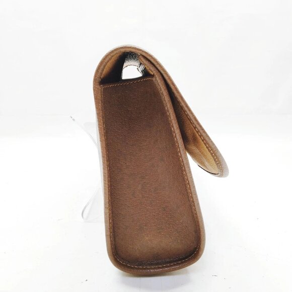 Authentic Gucci Vintage Clutch Bag Sherry Line Brown PVC mn294-120625 - Picture 4 of 16